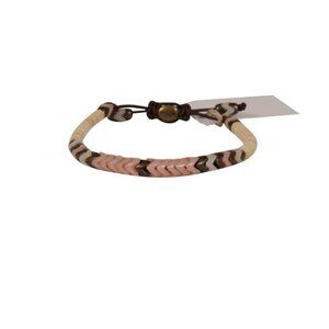 M Cohen By Maor Tan Pink Arrowhead Beaded Bracelet 9 in